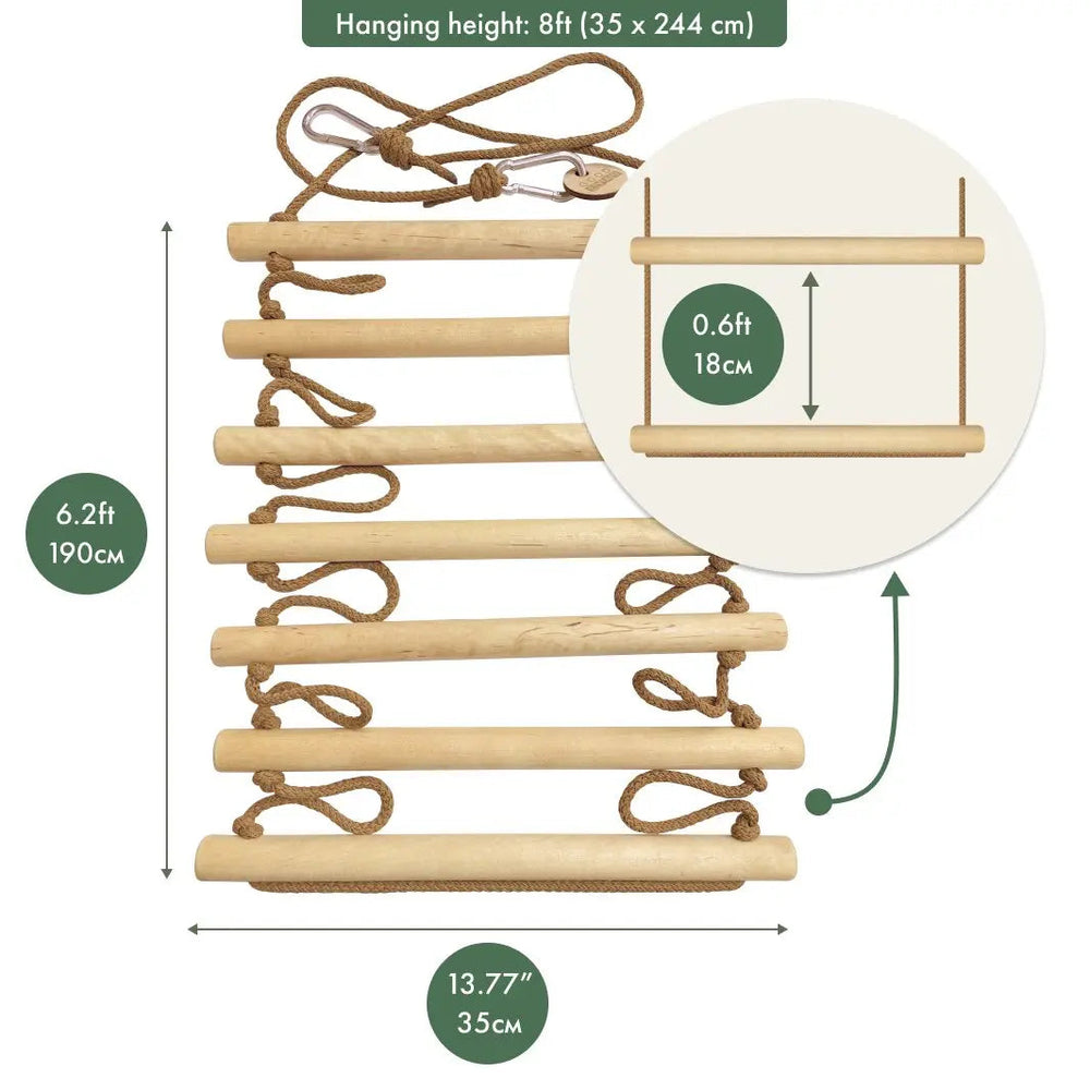 Climbing rope ladder for kids 3-9 y.o. (ONLINE ORDER ONLY)