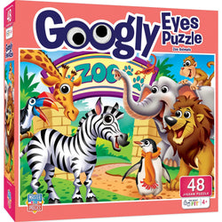 Googly Eyes - Zoo Animals 48 Piece Jigsaw Puzzle (ONLINE ORDER ONLY)