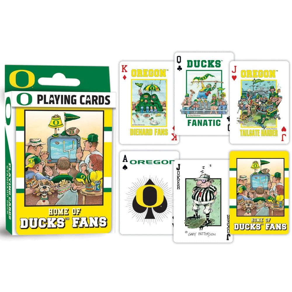 Oregon Ducks Fan Deck Playing Cards - 54 Card Deck (ONLINE ORDER ONLY)