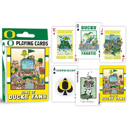 Oregon Ducks Fan Deck Playing Cards - 54 Card Deck (ONLINE ORDER ONLY)
