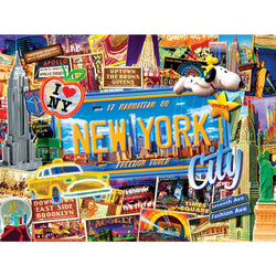 Greetings From New York - 550 Piece Jigsaw Puzzle (ONLINE ORDER ONLY)