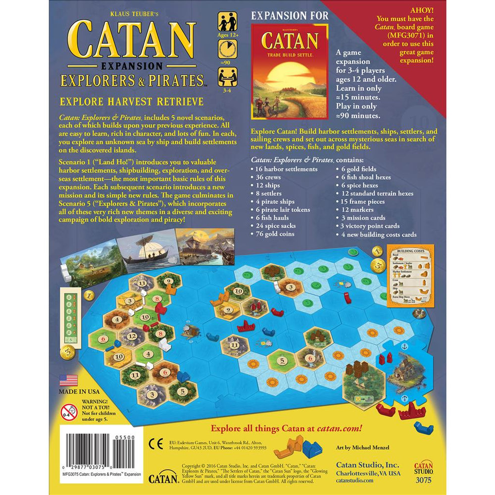 Catan Exp: Explorers and Pirates (ONLINE ORDER ONLY)