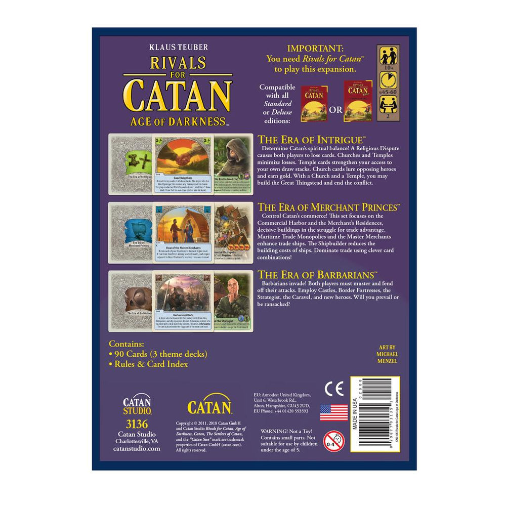 Rivals for Catan Exp: Age of Darkness (revised) (ONLINE ORDER ONLY)