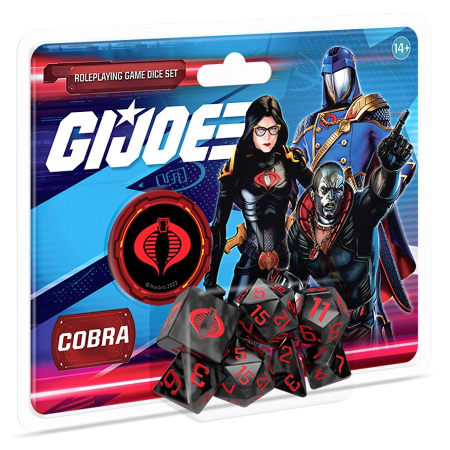 G.I. JOE RPG Cobra Dice Set (ONLINE ORDER ONLY)