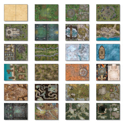 Combat Book 3: Fantasy Rewritable Combat Maps for Tabletop RPGs (ONLINE ORDER ONLY)