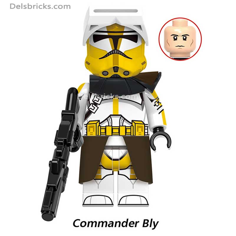 Commander Bly Clone Trooper Lego Star wars Minifigures Custom Toys (ONLINE ORDER ONLY)