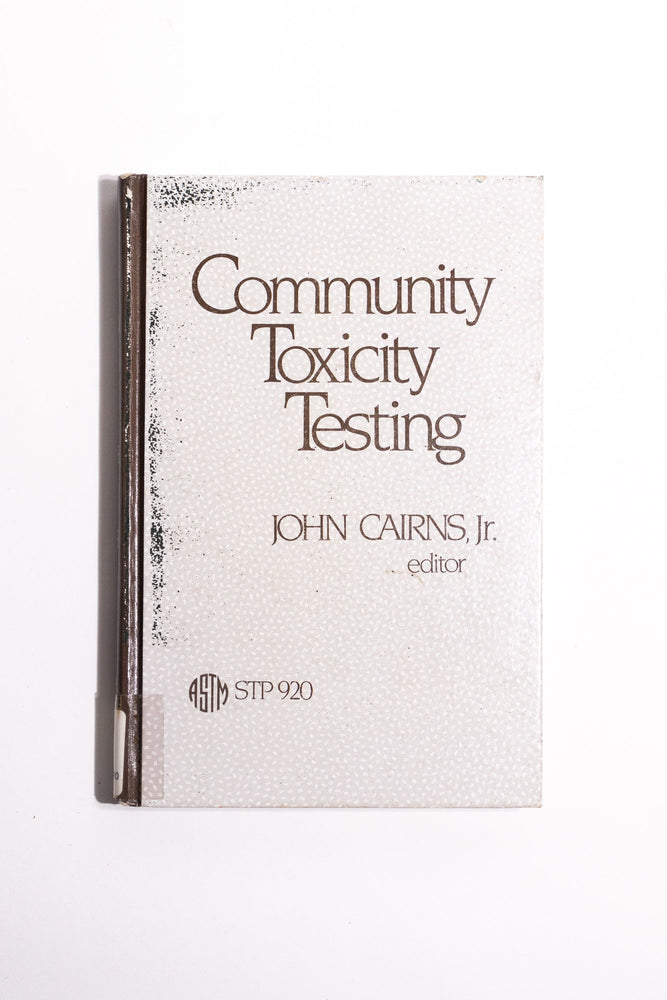 Community Toxicity Testing (ONLINE ORDER ONLY)