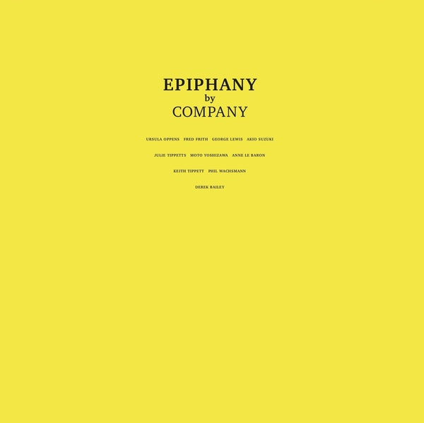 COMPANY - Epiphany [Vinyl] (ONLINE ORDER ONLY)