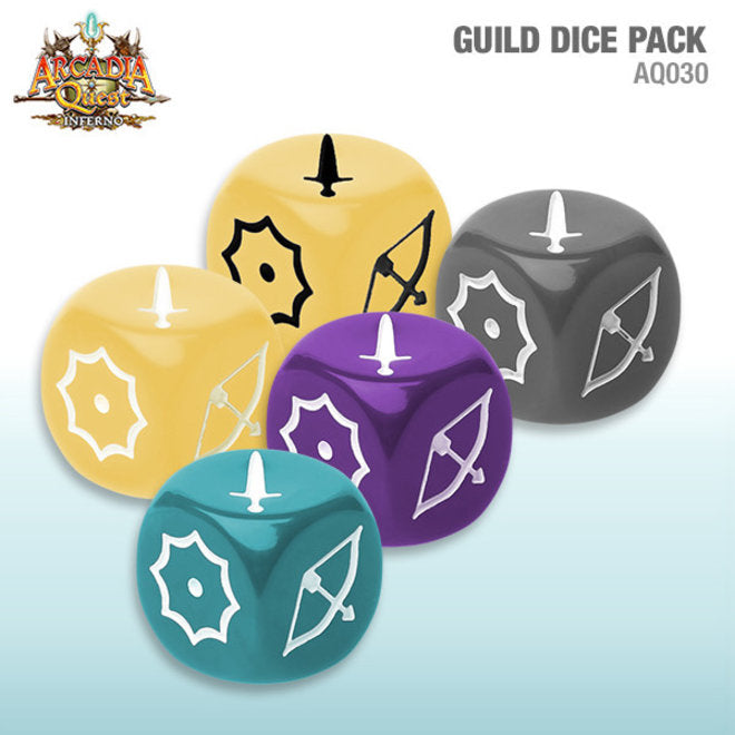 Arcadia Quest: Inferno Guild Dice (ONLINE ORDER ONLY)