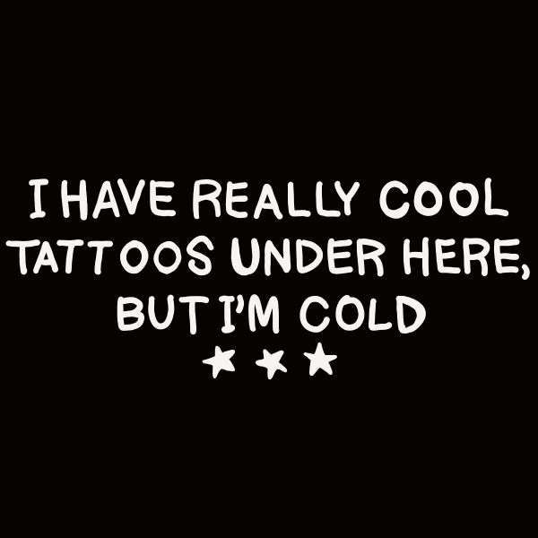 Cool Tattoos' Hoodie (ONLINE ORDER ONLY)