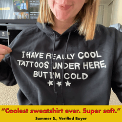 Cool Tattoos' Hoodie (ONLINE ORDER ONLY)