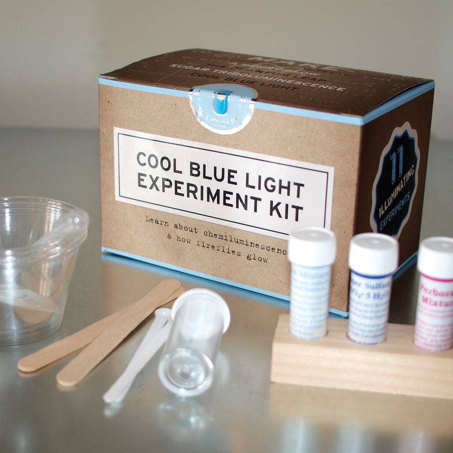 Cool Blue Light Experiment Kit | 11 illuminating experiments (ONLINE ORDER ONLY)