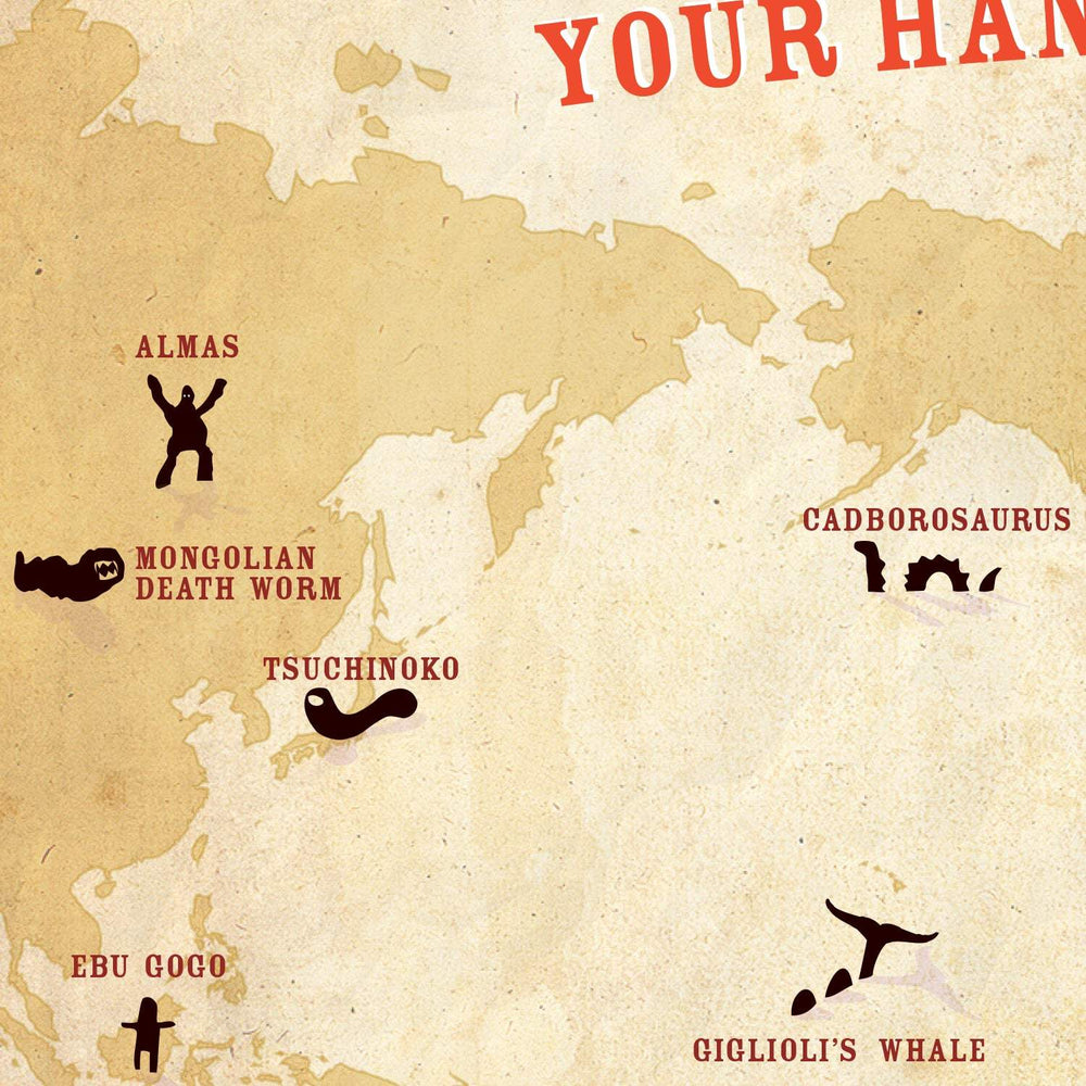 Cryptids  of the World Postcard (ONLINE ORDER ONLY)