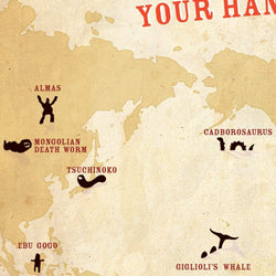 Cryptids  of the World Postcard (ONLINE ORDER ONLY)