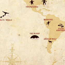Cryptids  of the World Postcard (ONLINE ORDER ONLY)