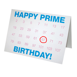 Happy Prime Birthday Card (ONLINE ORDER ONLY)
