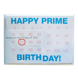 Happy Prime Birthday Card (ONLINE ORDER ONLY)