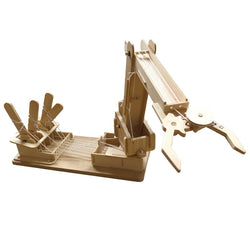 Make a Grabber Bot Kit | 3d wooden model | Facts & easy instructions included | Curious Engineer Kit (ONLINE ORDER ONLY)