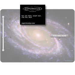 You are here. Galaxy view Postcard (ONLINE ORDER ONLY)