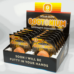Gootonium: Glowing Orange solar putty - 20g (ONLINE ORDER ONLY)