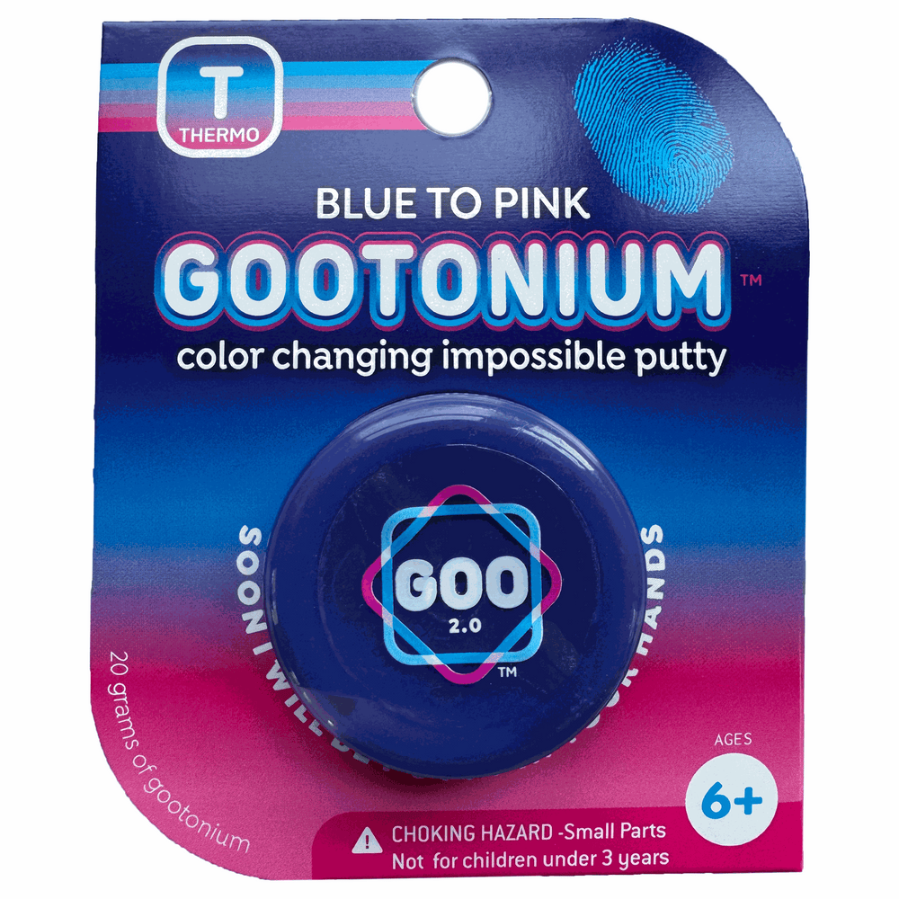 Gootonium: Thermo Blue to Pink putty - 20g (ONLINE ORDER ONLY)