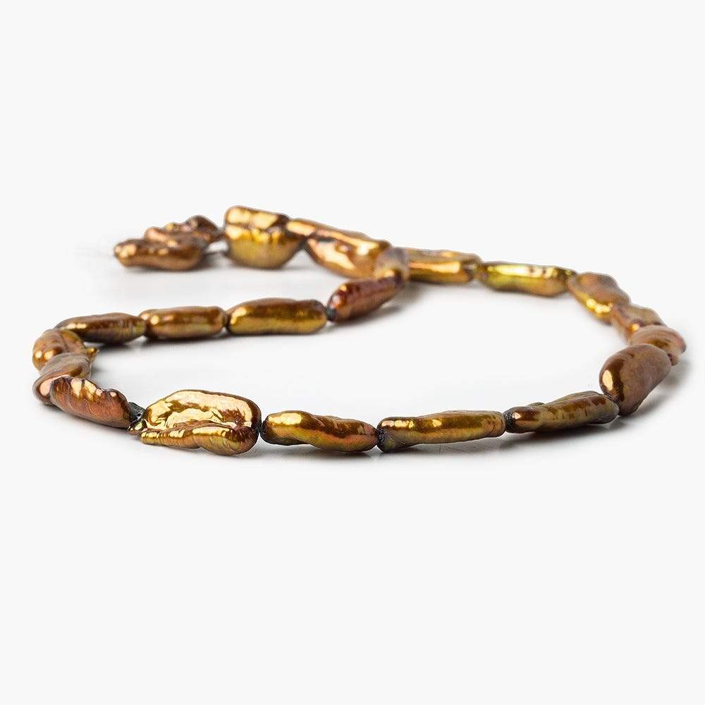 Copper Straight Drill Biwa Freshwater Pearl (ONLINE ORDER ONLY)