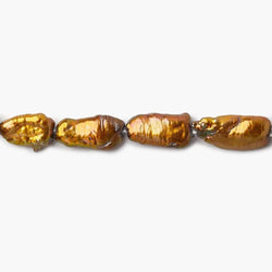 Copper Straight Drill Biwa Freshwater Pearl (ONLINE ORDER ONLY)