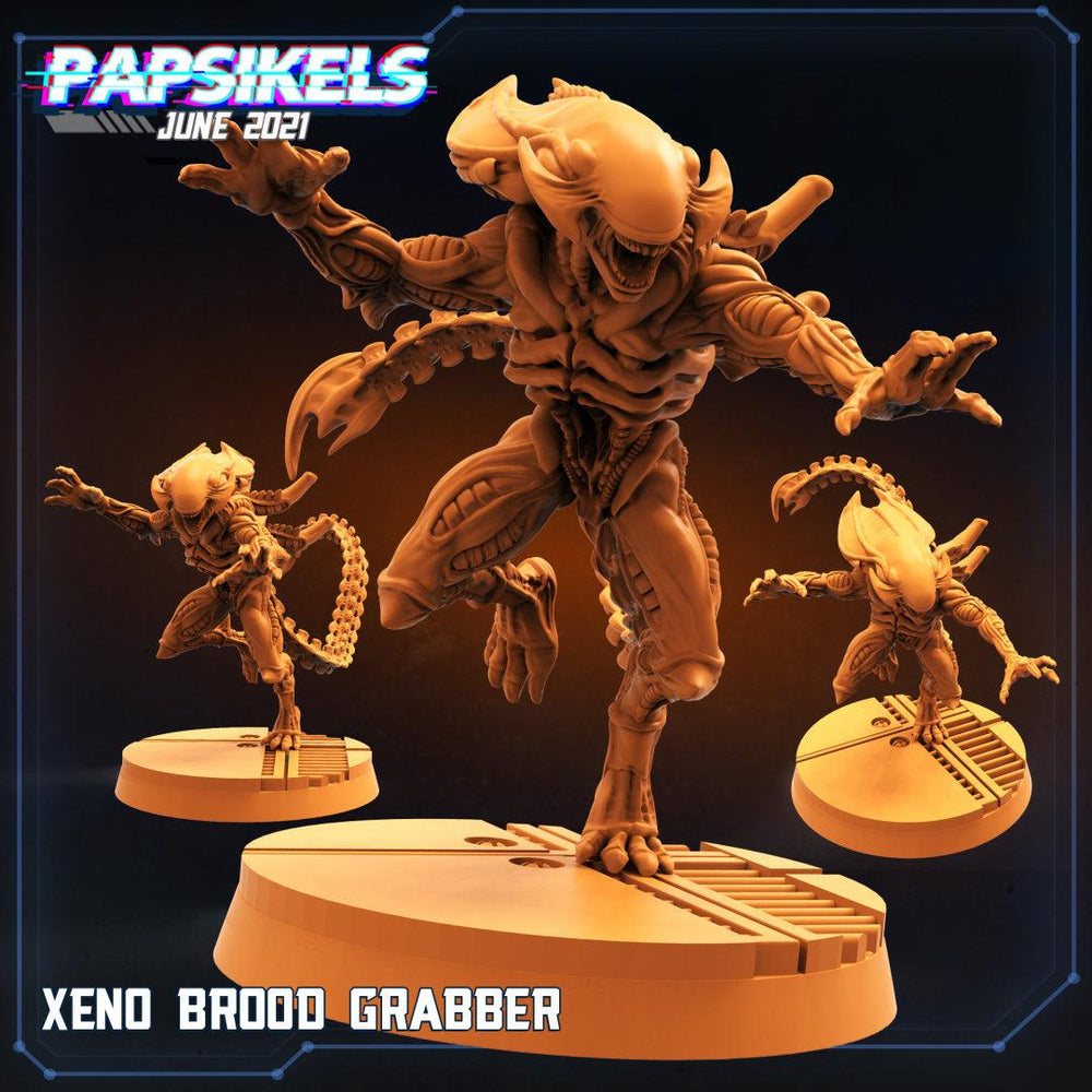 Copy of 3D Printed Papsikels Xeno Brood Set Aliens vs Humans Part 2 28mm 32mm (Online Only)