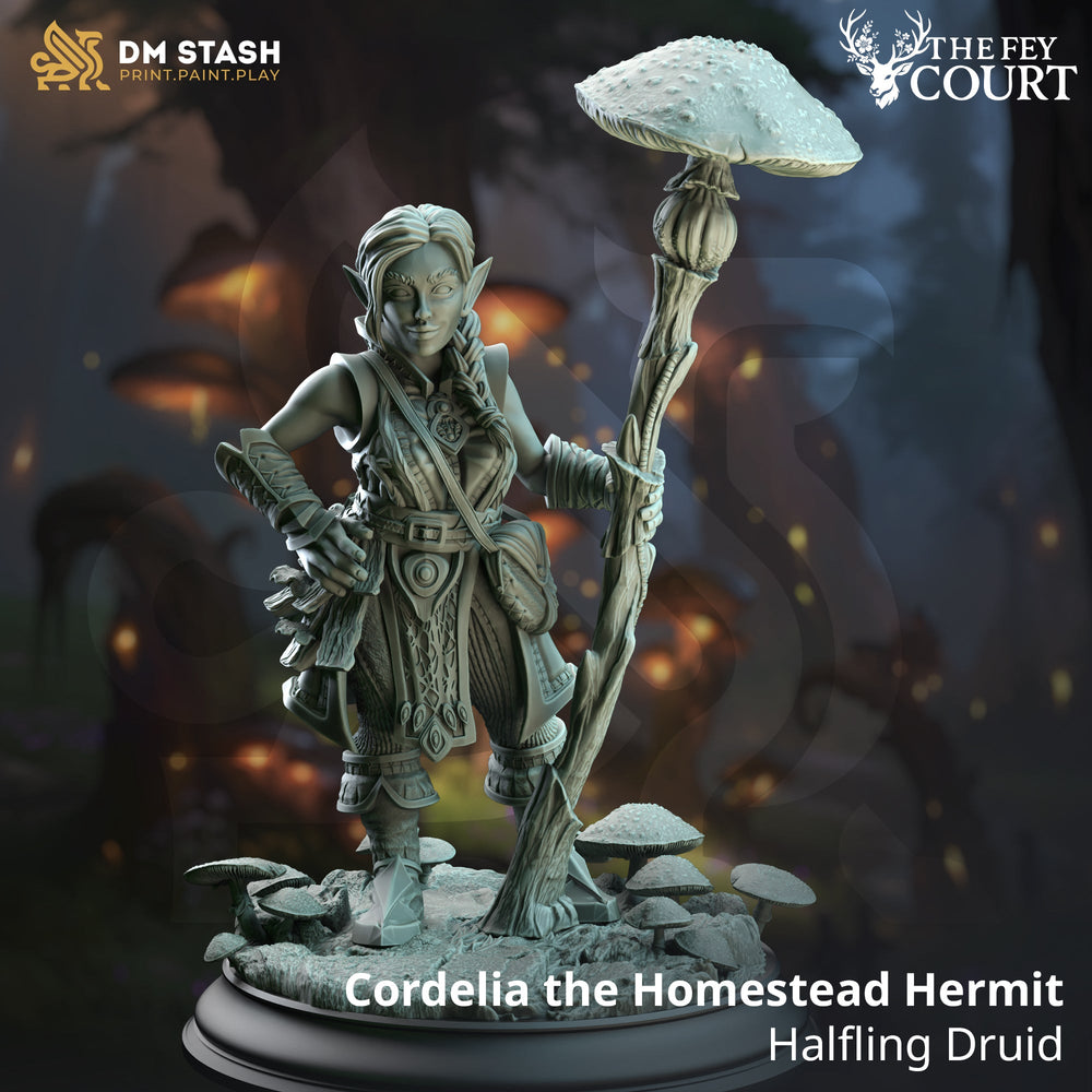 Cordelia the Homestead Hermit (Female Halfling Druid) (Online Order Only)