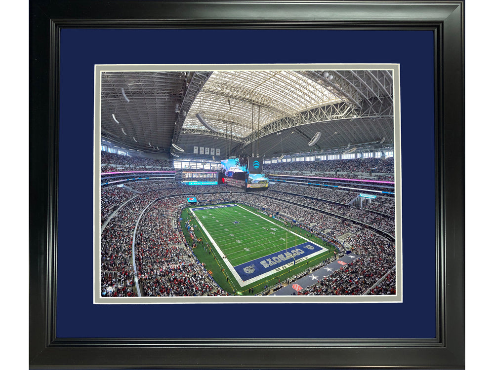 Framed AT&T Stadium Dallas Cowboys 11"x14" Football Photo Professionally Matted (ONLINE ORDER ONLY)
