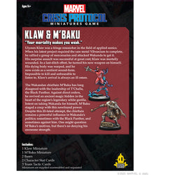 Marvel Crisis Protocol: Klaw & M'Baku (ONLINE ORDER ONLY)