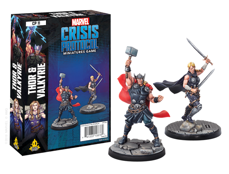 Marvel Crisis Protocol: Thor and Valkyrie (ONLINE ORDER ONLY)