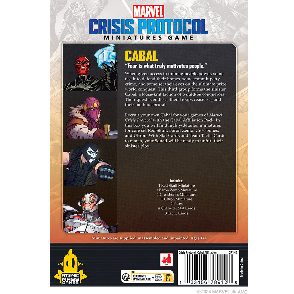 Marvel Crisis Protocol: Cabal Affiliation Pack (ONLINE ORDER ONLY)