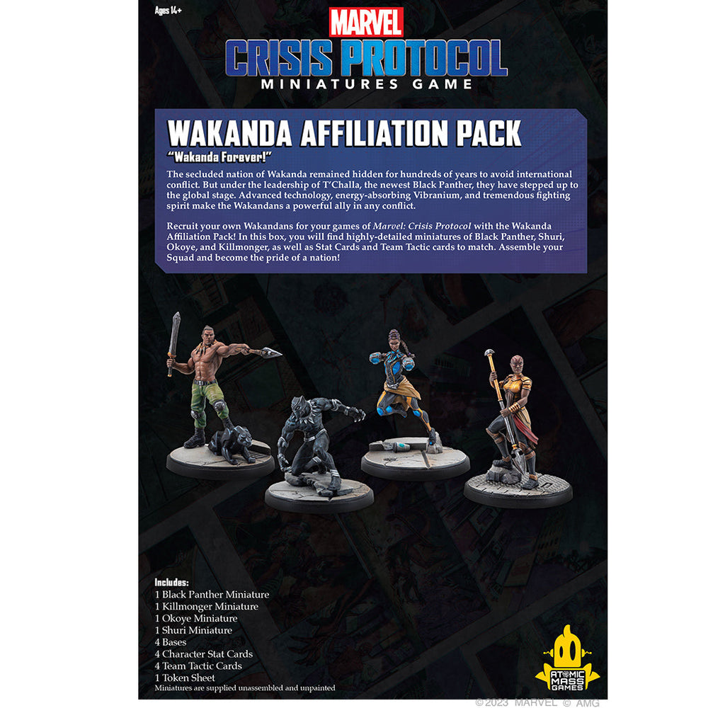Marvel Crisis Protocol: Wakanda Affiliation Pack (ONLINE ORDER ONLY)