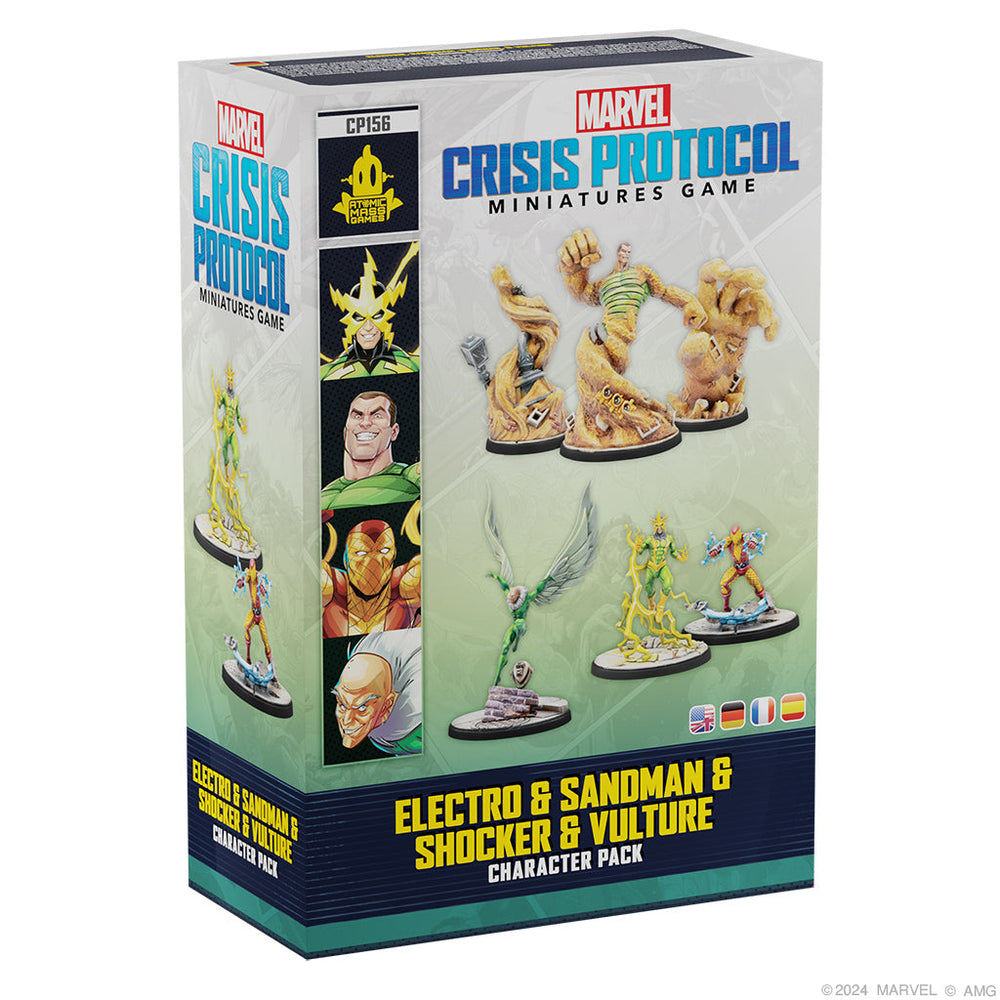 Marvel Crisis Protocol: Electro & Sandman & Shocker & Vulture (ONLINE ORDER ONLY)