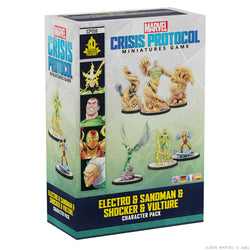 Marvel Crisis Protocol: Electro & Sandman & Shocker & Vulture (ONLINE ORDER ONLY)