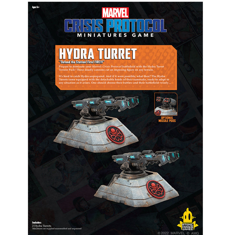 Marvel Crisis Protocol: Hydra Turret Terrain Pack (ONLINE ORDER ONLY)