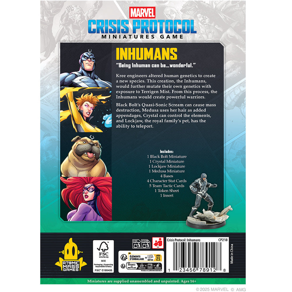 Marvel Crisis Protocol: Inhumans Affiliation Pack (ONLINE ORDER ONLY)
