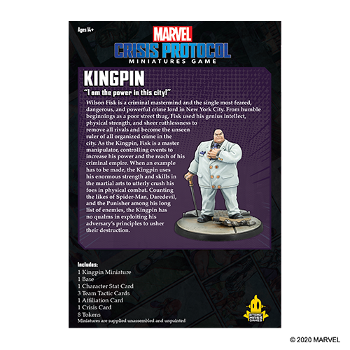 Marvel Crisis Protocol: Kingpin (ONLINE ORDER ONLY)
