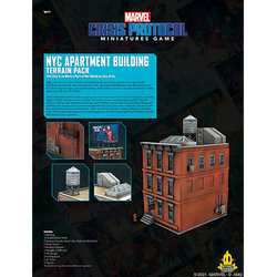 Marvel Crisis Protocol: NYC Apartment Building Terrain (ONLINE ORDER ONLY)