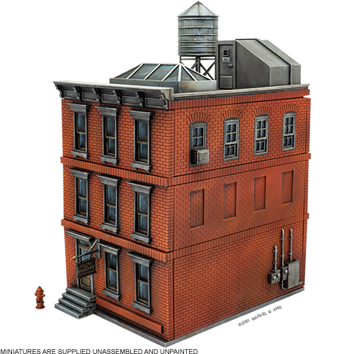 Marvel Crisis Protocol: NYC Apartment Building Terrain (ONLINE ORDER ONLY)