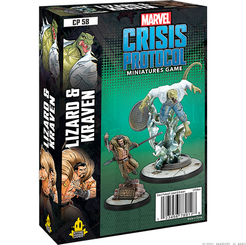 Marvel Crisis Protocol: Lizard and Kraven (ONLINE ORDER ONLY)