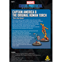 Marvel Crisis Protocol: Captain America & The Original Human Torch (ONLINE ORDER ONLY)