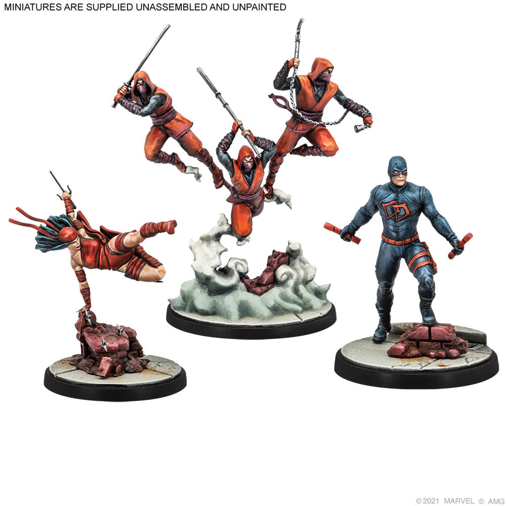Marvel Crisis Protocol - Shadowland Daredevil & Elektra (Online Order Only)