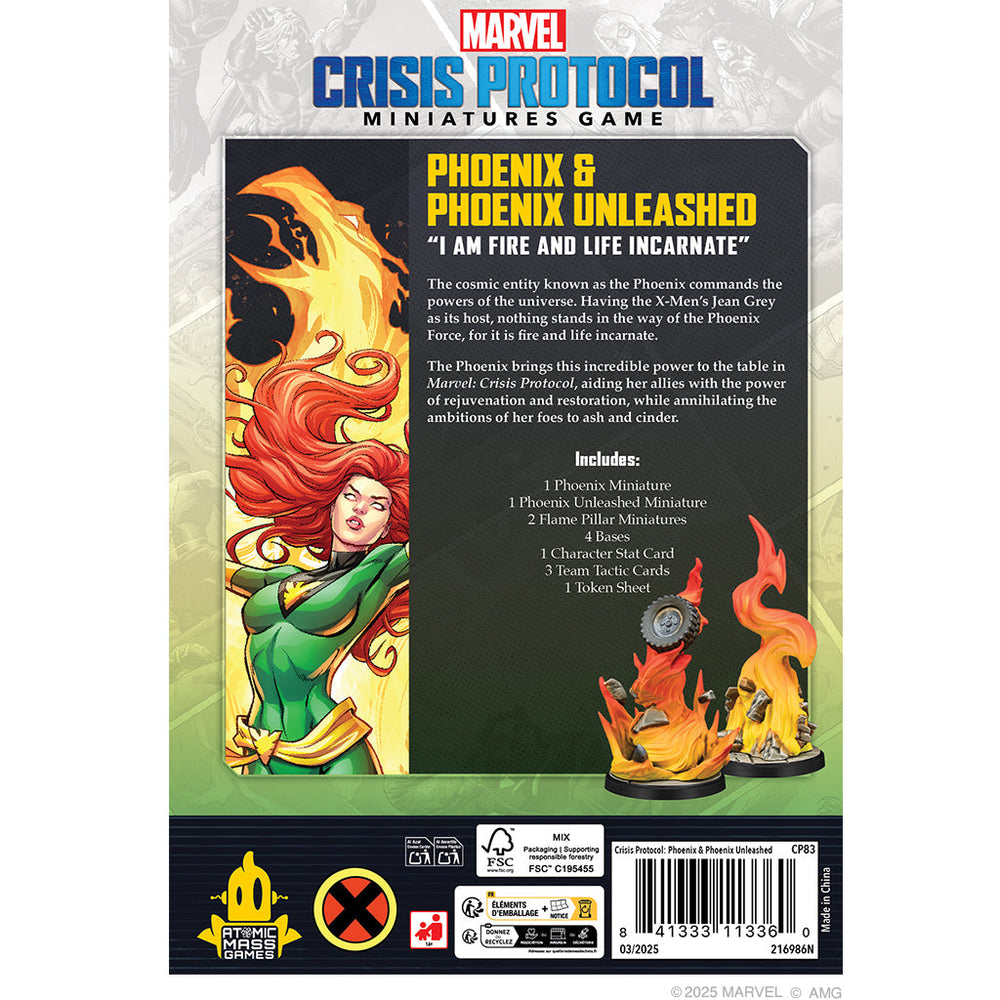 Marvel Crisis Protocol: Phoenix & Phoenix Unleashed (ONLINE ORDER ONLY)