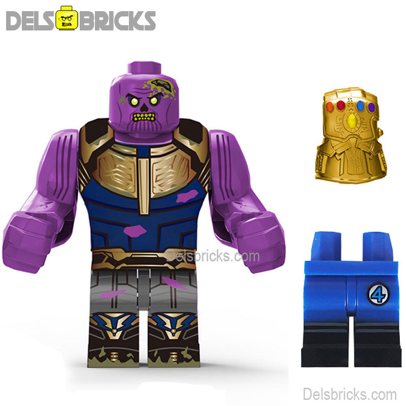 Zombie Thanos from Avengers Lego Minifigures Custom Toys (ONLINE ORDER ONLY)