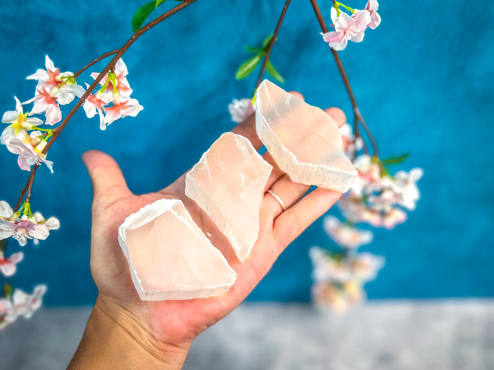 Polished Selenite, Ulexite, TV Stone - Selenite Plate (ONLINE ORDER ONLY)