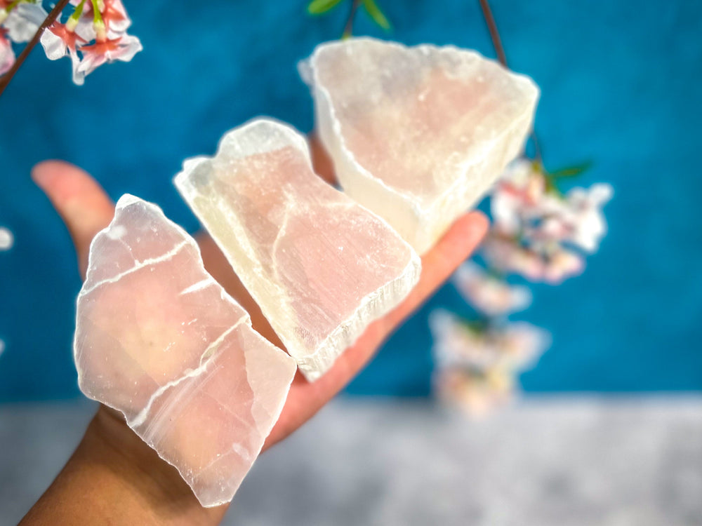 Polished Selenite, Ulexite, TV Stone - Selenite Plate (ONLINE ORDER ONLY)