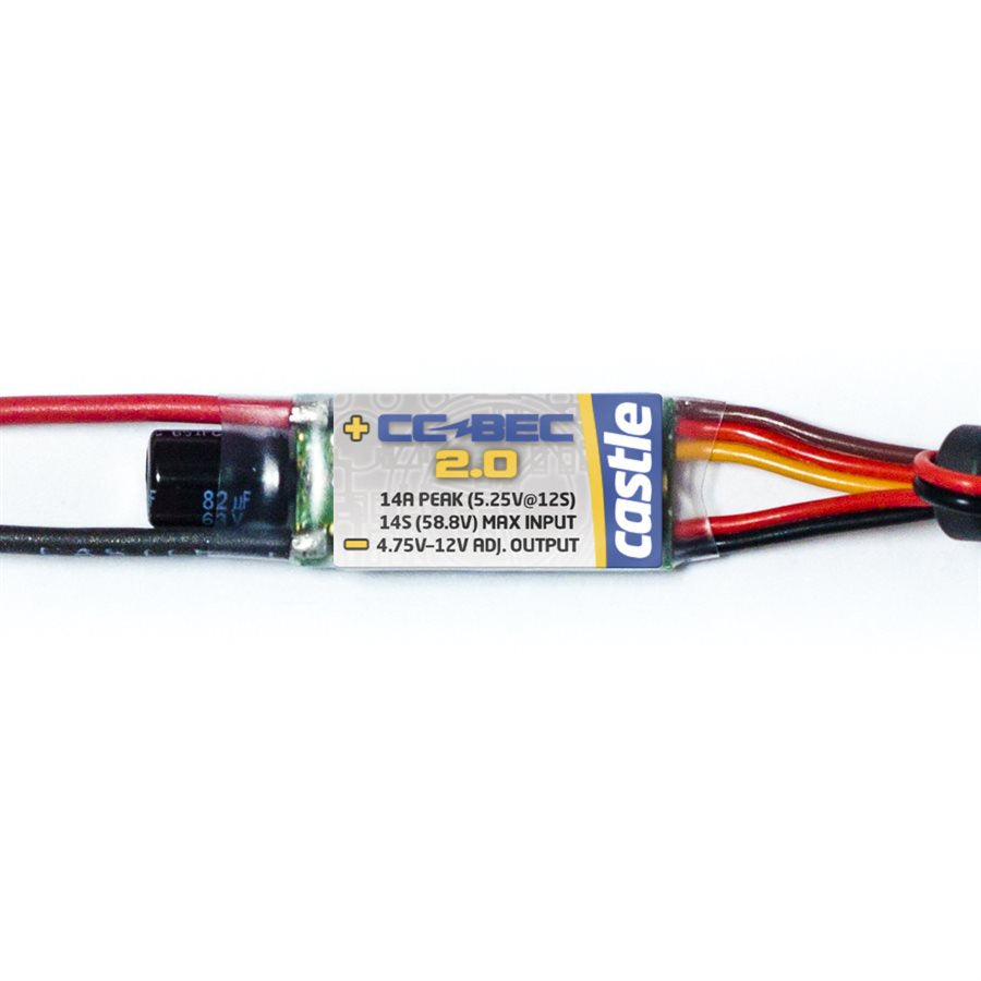 Castle Creations BEC 2.0 BEC Voltage Regulator (14 Amp) (ONLINE ORDER ONLY)