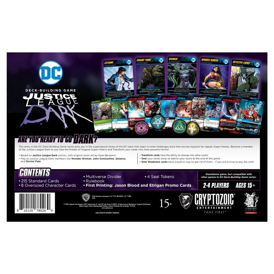 DC Deck-Building Game: Justice League Dark (ONLINE ORDER ONLY)